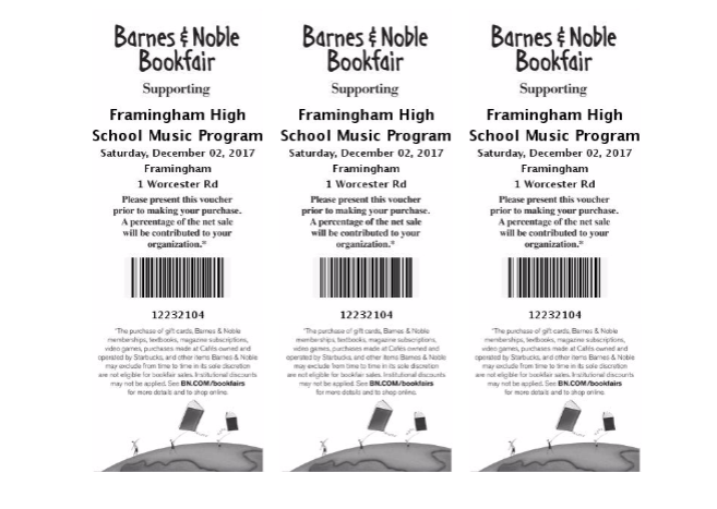 Framingham High Band To Perform At Barnes And Noble Saturday At