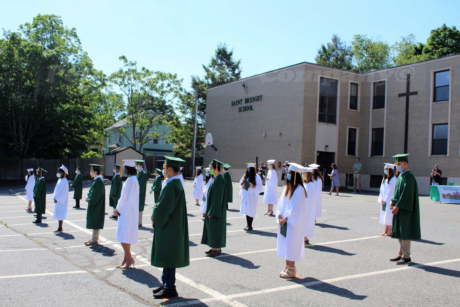 SLIDESHOW Saint Bridget School Holds Outdoor Graduation Framingham