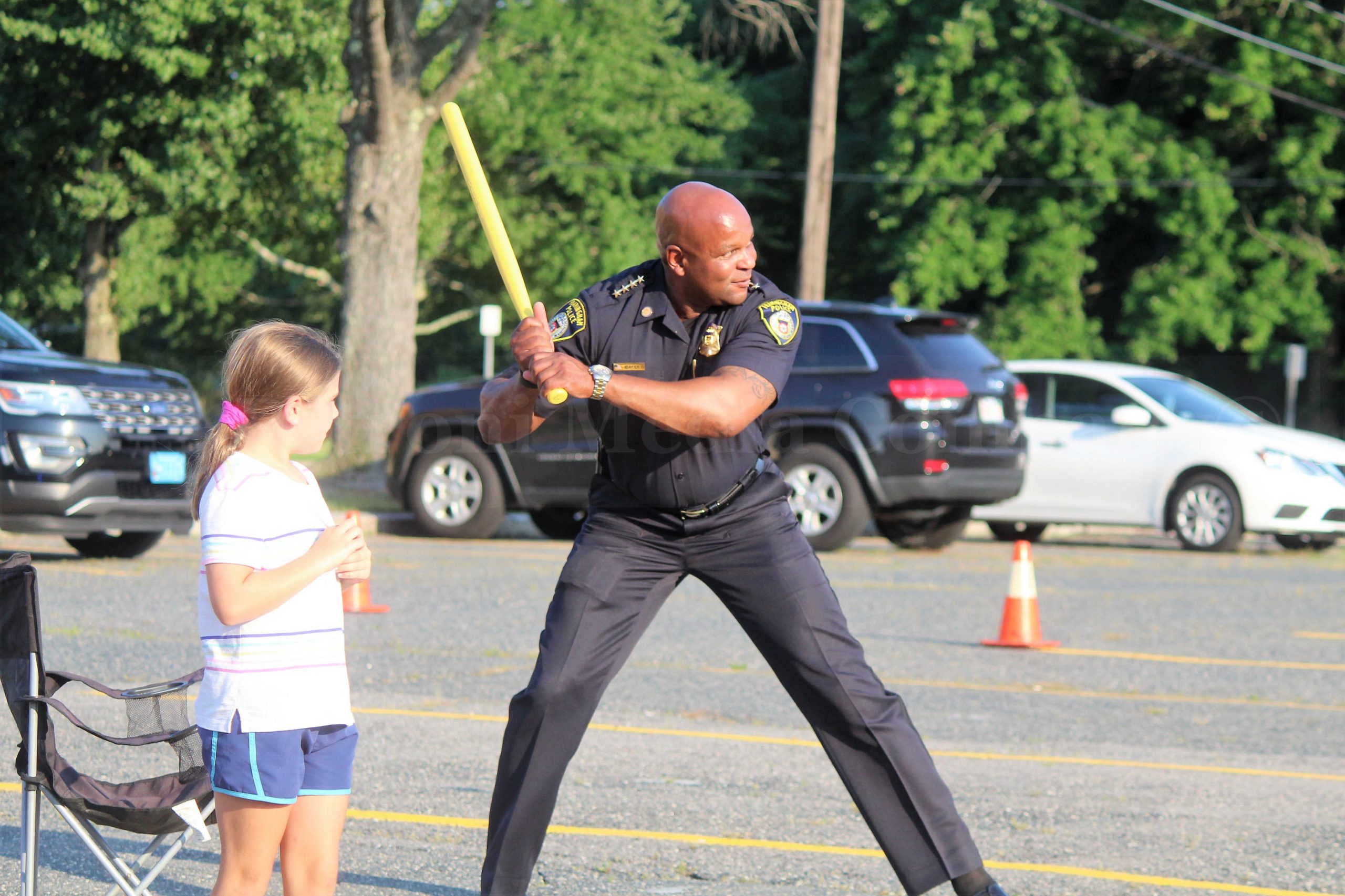 Photos Police Play Ball At Walsh Middle School Framingham Source