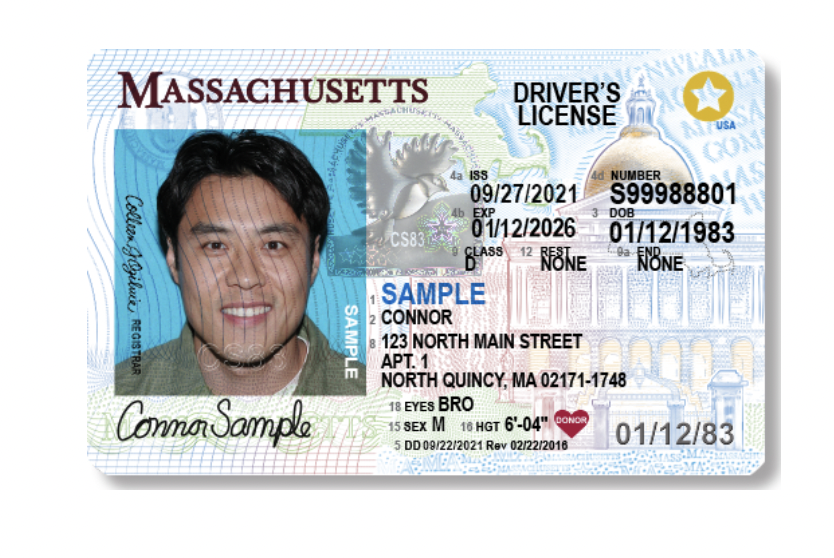 The New Massachusetts REAL ID License