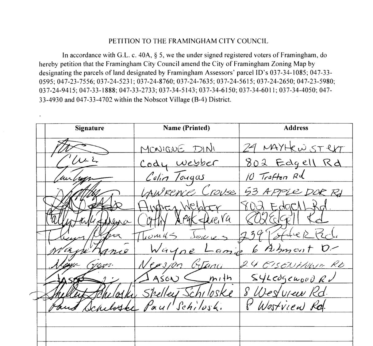 Developers Wants Zoning Change in Framingham as Part of New Housing