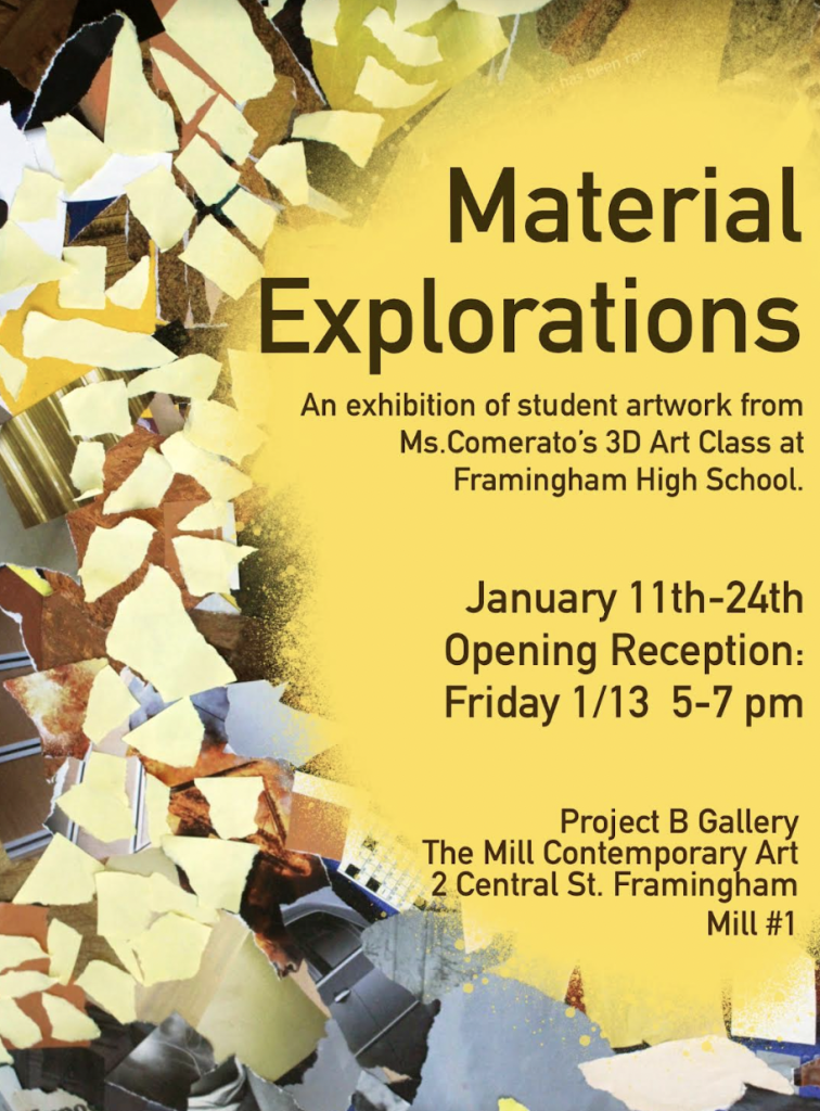 Framingham High Artists To Exhibit At Project B Gallery In Saxonville ...