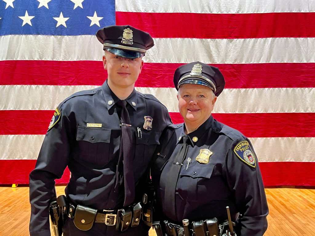 PHOTOS: School Resource Officer McGrath Awarded #1 Badge in Framingham ...