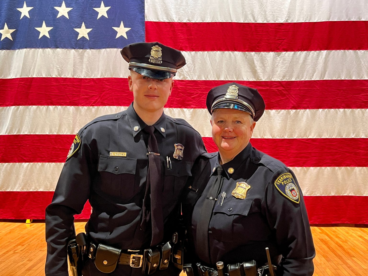 PHOTOS: School Resource Officer McGrath Awarded #1 Badge in Framingham ...