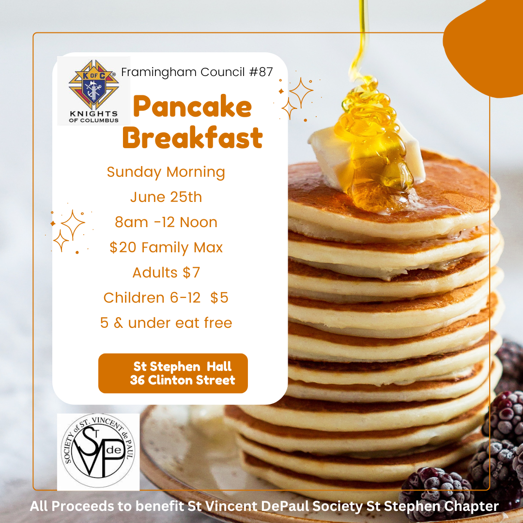 Pancake Breakfast to Help those in Need Framingham Source