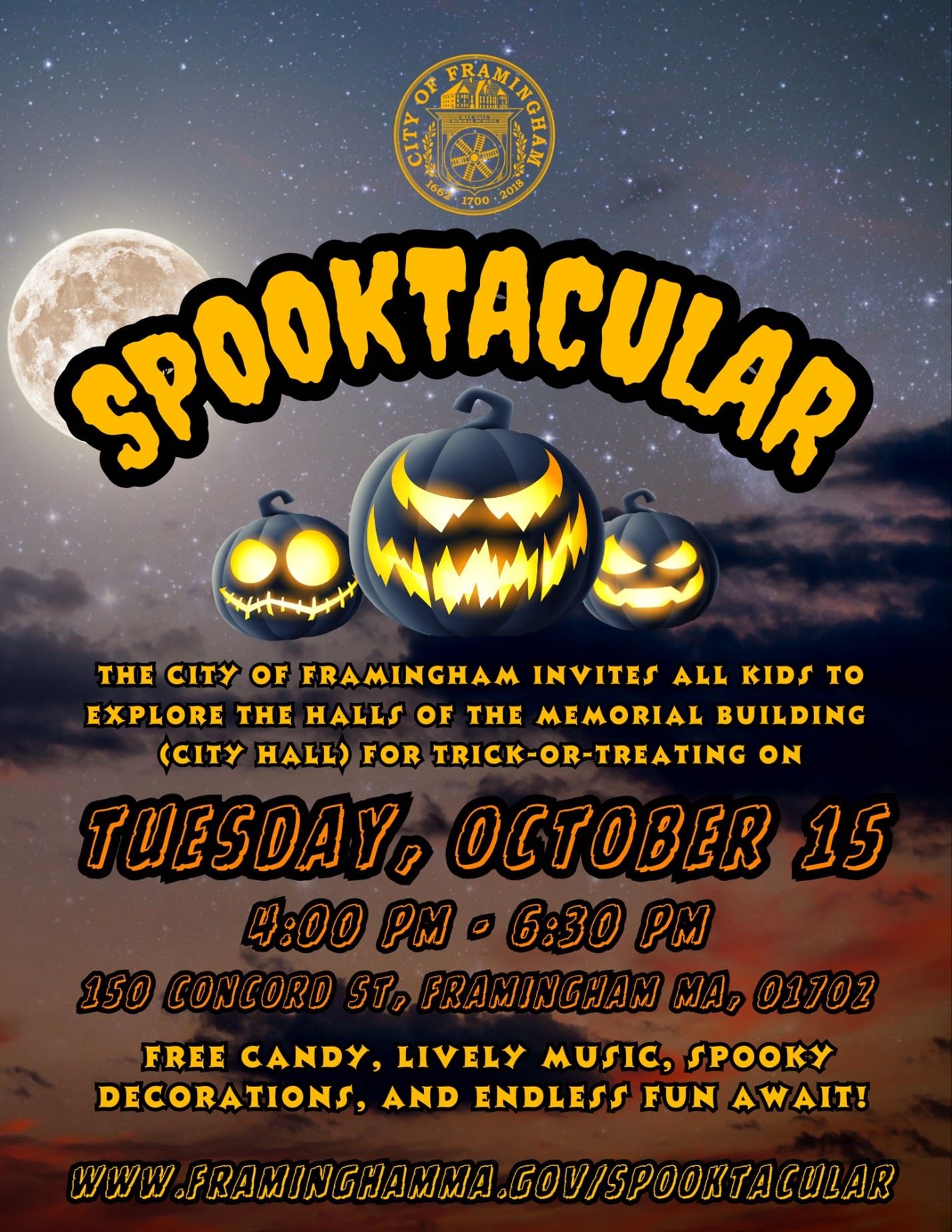 5th Annual Spooktacular Event at the Memorial Building