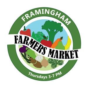 Framingham Farmers Market is open every Thursday, 3:00 PM - 7:00 PM at the Centre Common on Edgell Road.