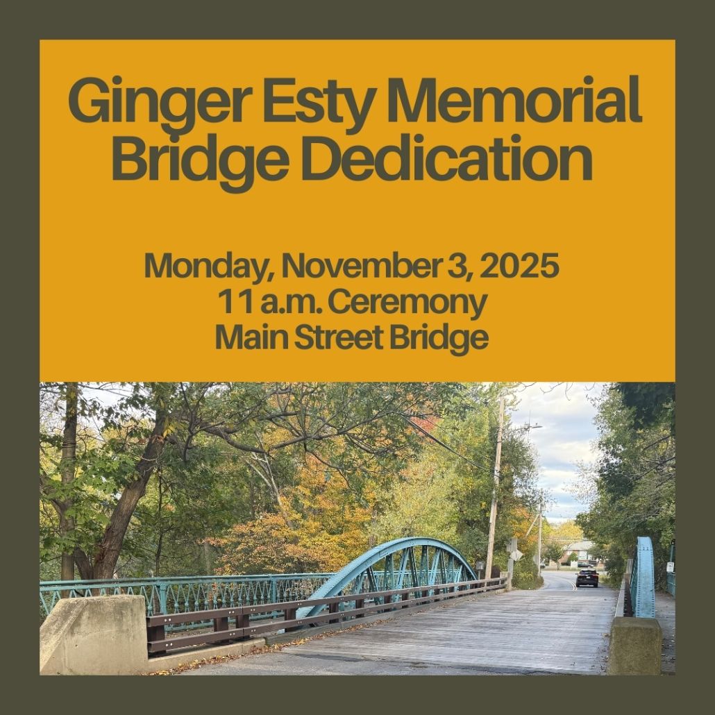 Ginger etsy memorial bridge dedication